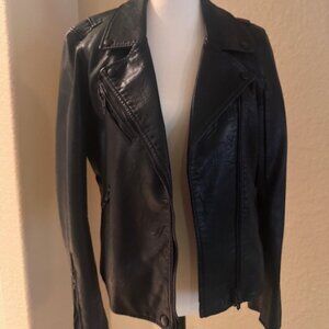 BLANKNYC Vegan Leather Moto Jacket